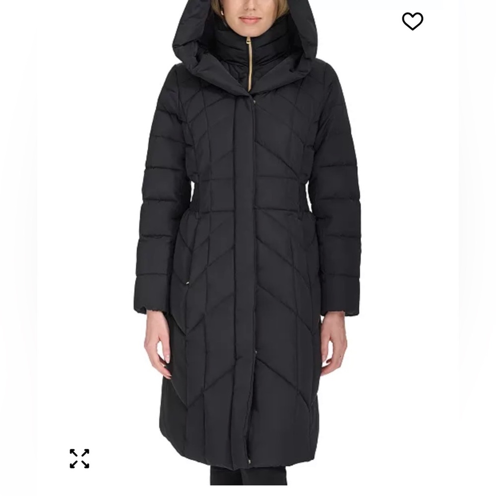 Cole Haan Women’s Bibbed Hooded Puffer Coat - Size XL - NWOT